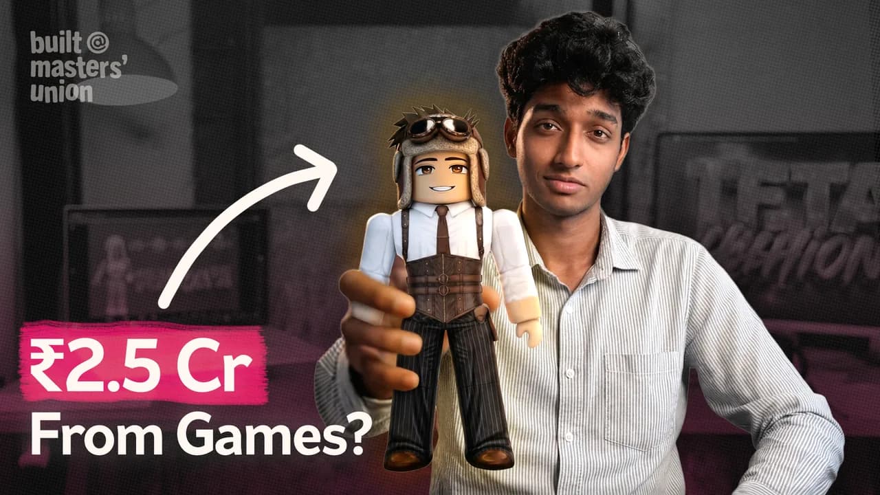 I Made ₹2.5 Cr By Selling Game Clothes At Age 19 | Roblox
