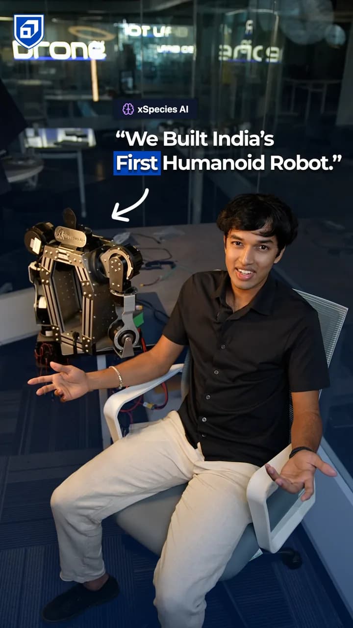 “We Built India’s First Humanoid Robot”